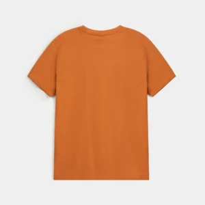 Essential V-Neck Shirt-Orange